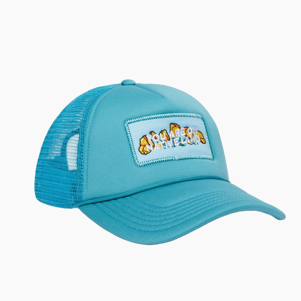 Poppy Trucker Hat You Are On Native Land’