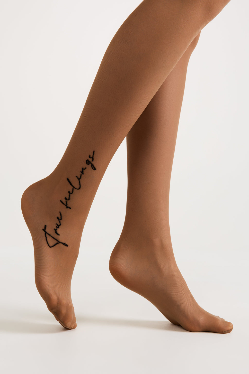 Fantasy Tights Conte True Love with Tattoo Style Print