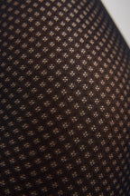 Conte Fantasy Tights Twist | Openwork Geometric Pattern "Diamonds"