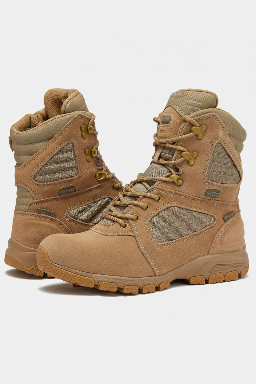 MAG STORM 8" Desert Military Tactical Boot SZ WP