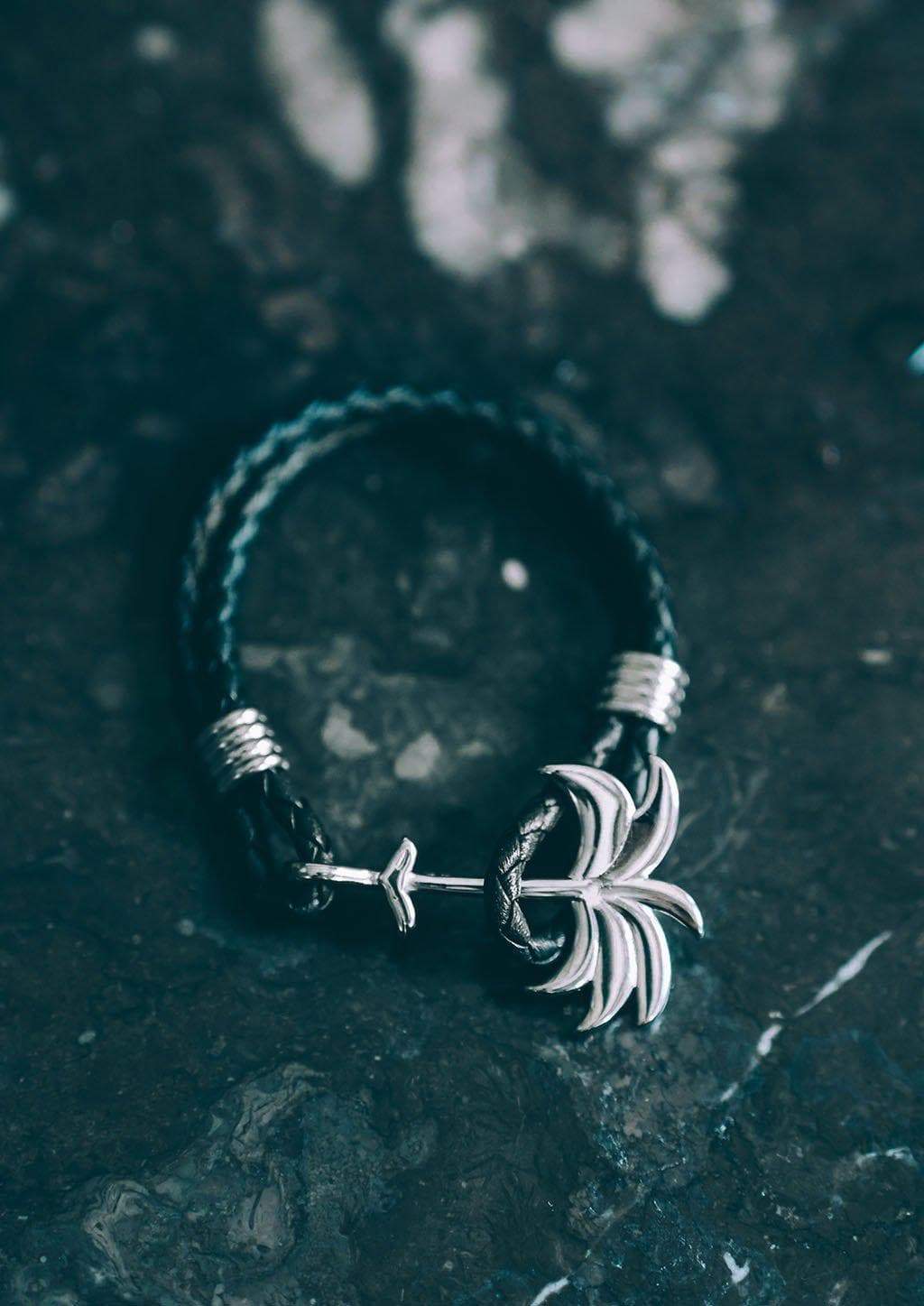 Palm Band Twilight Silver Wrist Band