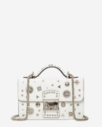 White Purse Small Leather Crossbody Bag