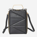 SUSU the Heidi Black Leather Backpack Purse