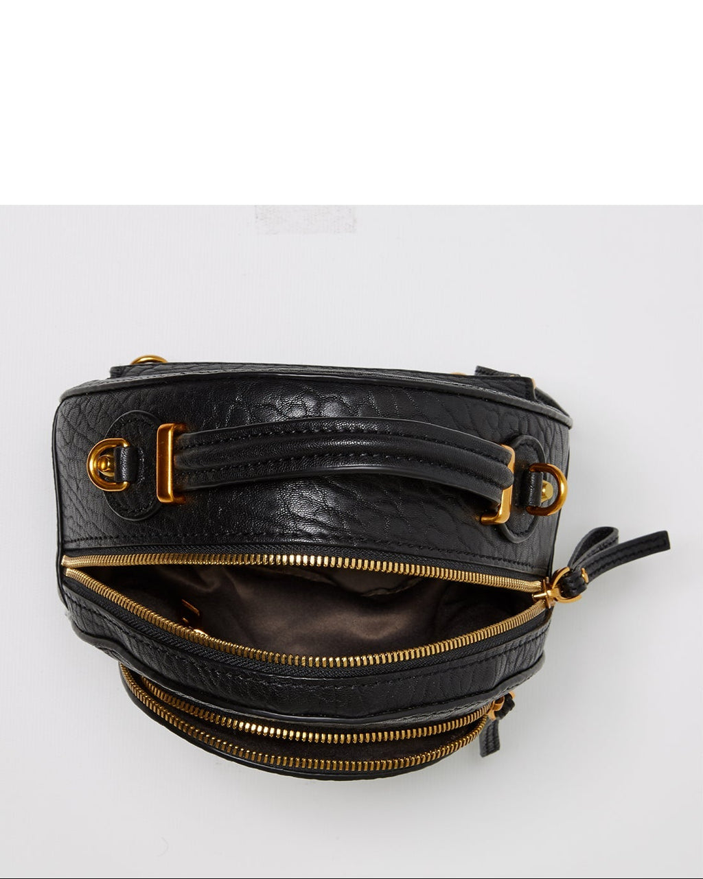 SUSU Small Black Leather Backpack Purse for Women Convertible Crossbody Bag