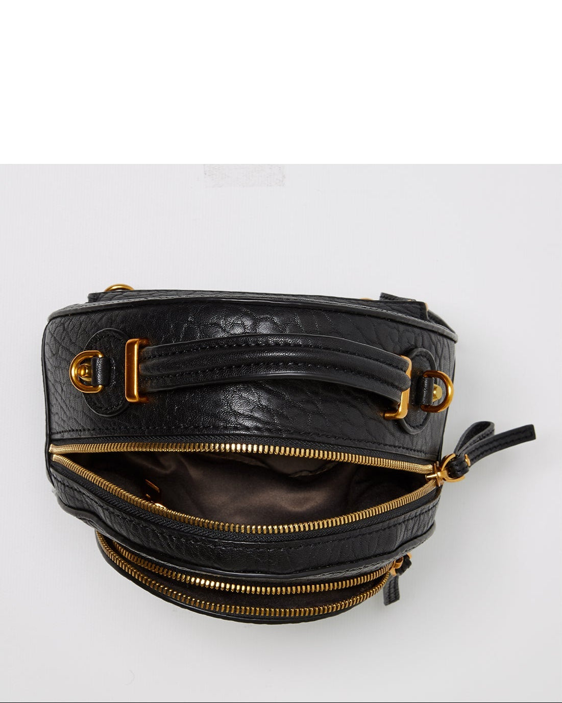 SUSU Small Black Leather Backpack Purse for Women Convertible Crossbody Bag