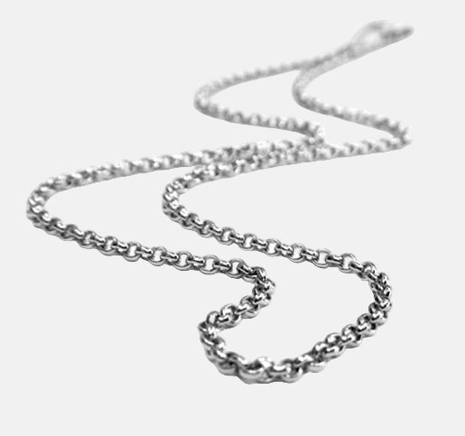 Belle Étoile Sterling Silver Chain Thick Rolo