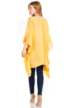 Adalwin Third Tie Dye Desert Sun Circle Tunic Top Blouse with Embroidery