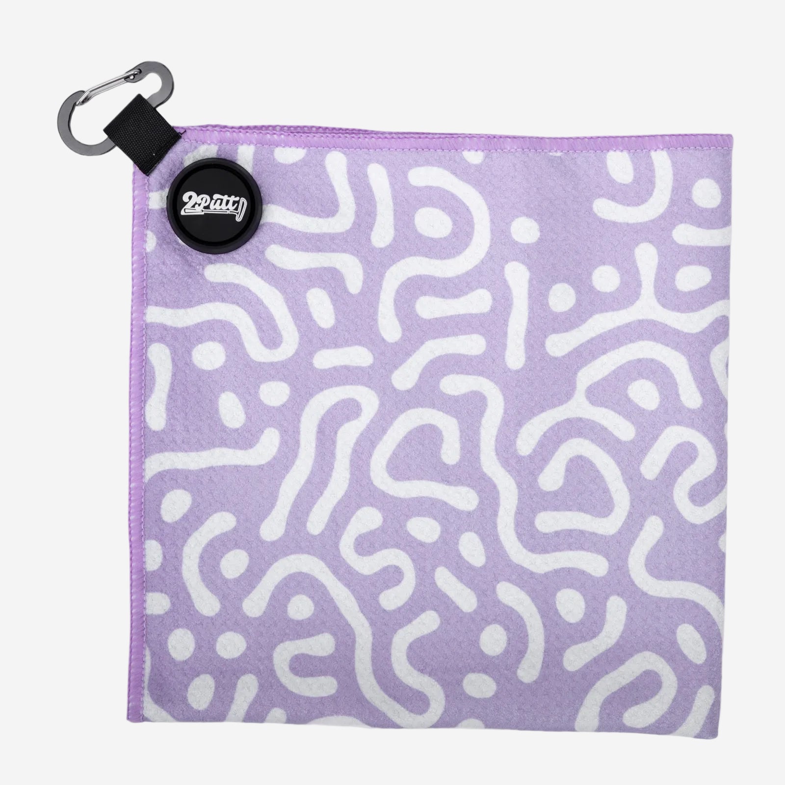 Wrong Fairway Lavender Magnet Golf Towel