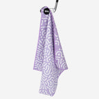 Wrong Fairway Lavender Magnet Golf Towel