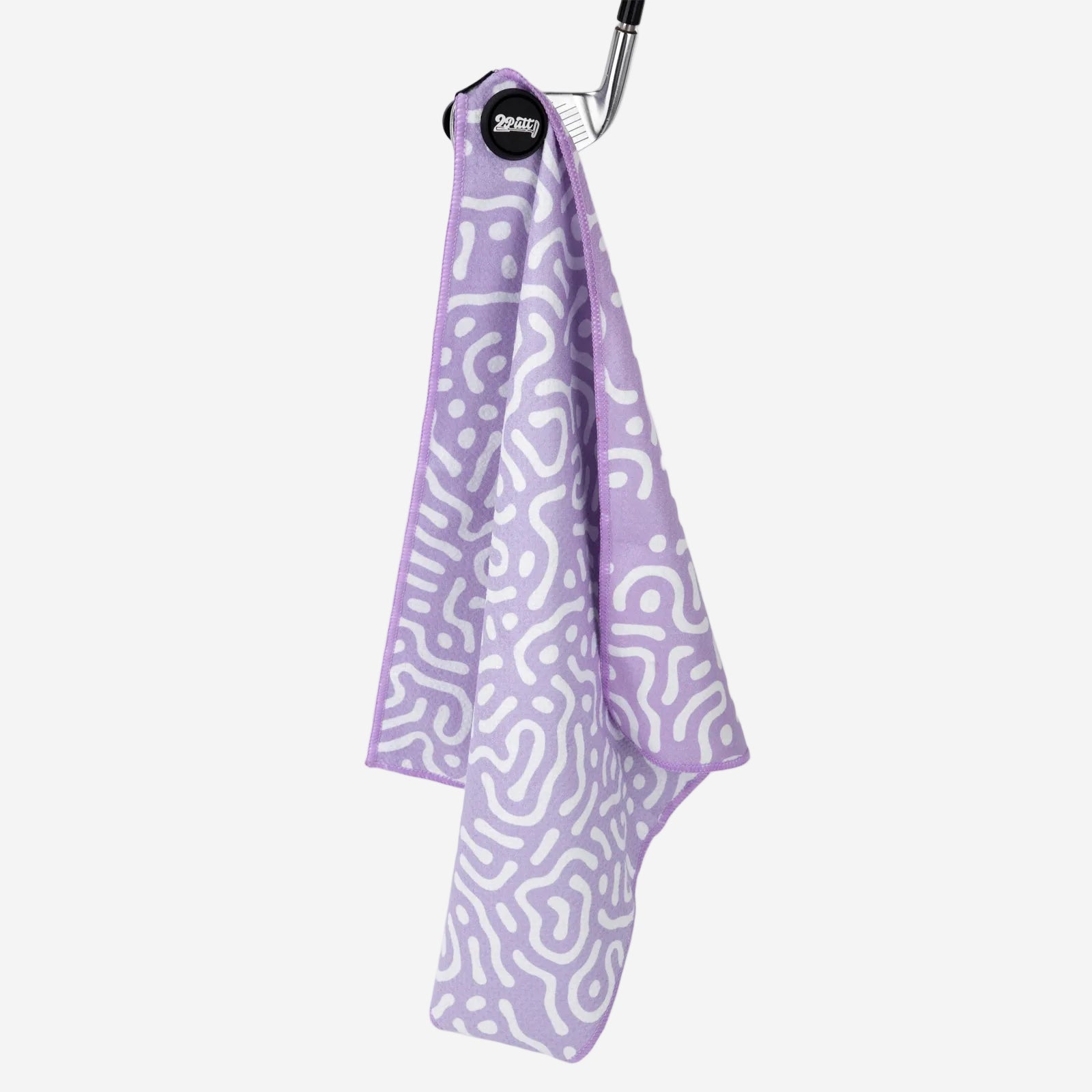 Wrong Fairway Lavender Magnet Golf Towel