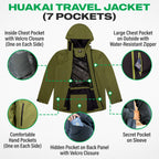 The Huakai Travel Rain Jacket