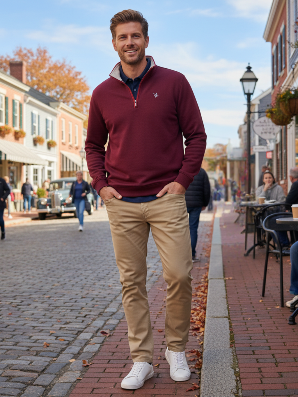 Turnberry Quarter Zip Smooth Knit