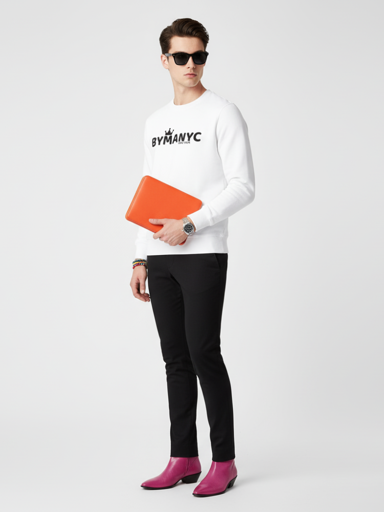 Unisex Organic Sweatshirt LOVE MANHATTAN BYMANYC ® New York | Eco Urban Style