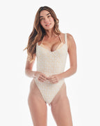 Yellow Coral Duo One-Piece Swimsuit