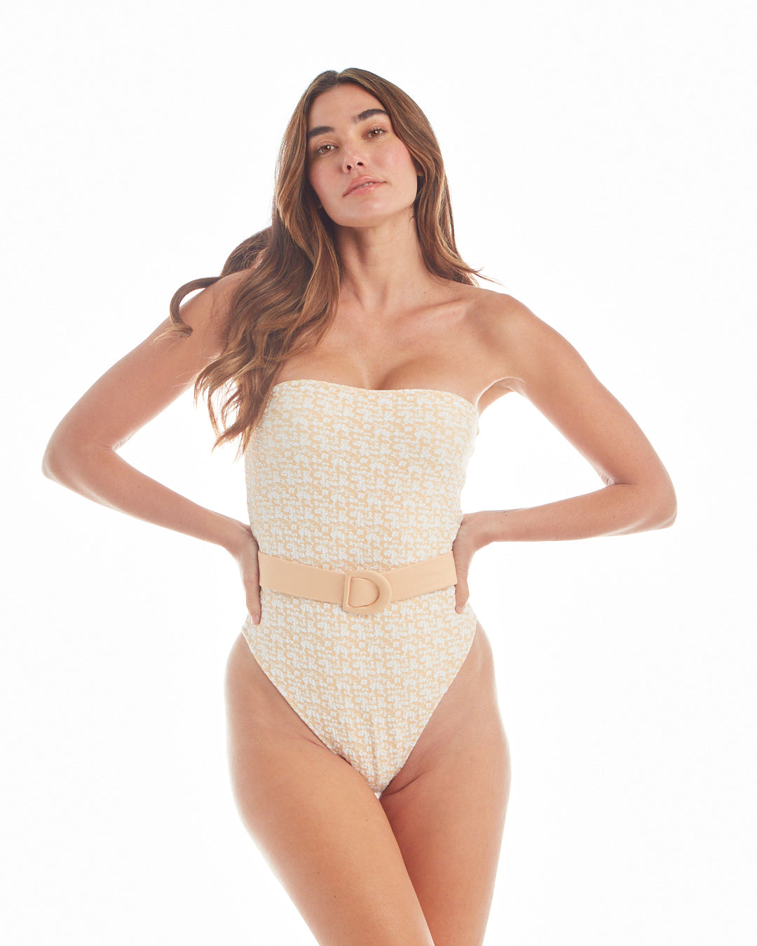 Yellow Coral One-Piece Swimsuit