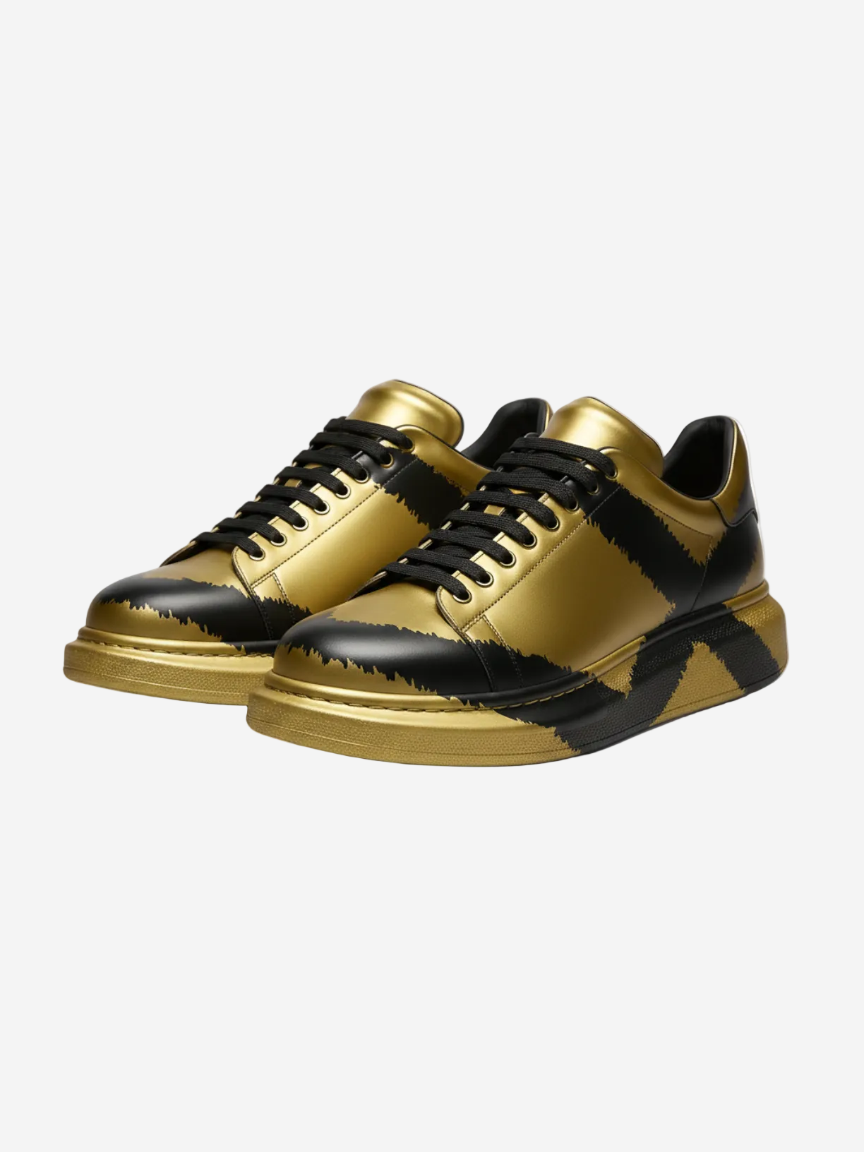 Men's Sneaker Lisbon Gold & Black