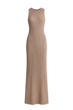 The Greece Parthenon Knit Maxi Dress Taupe
