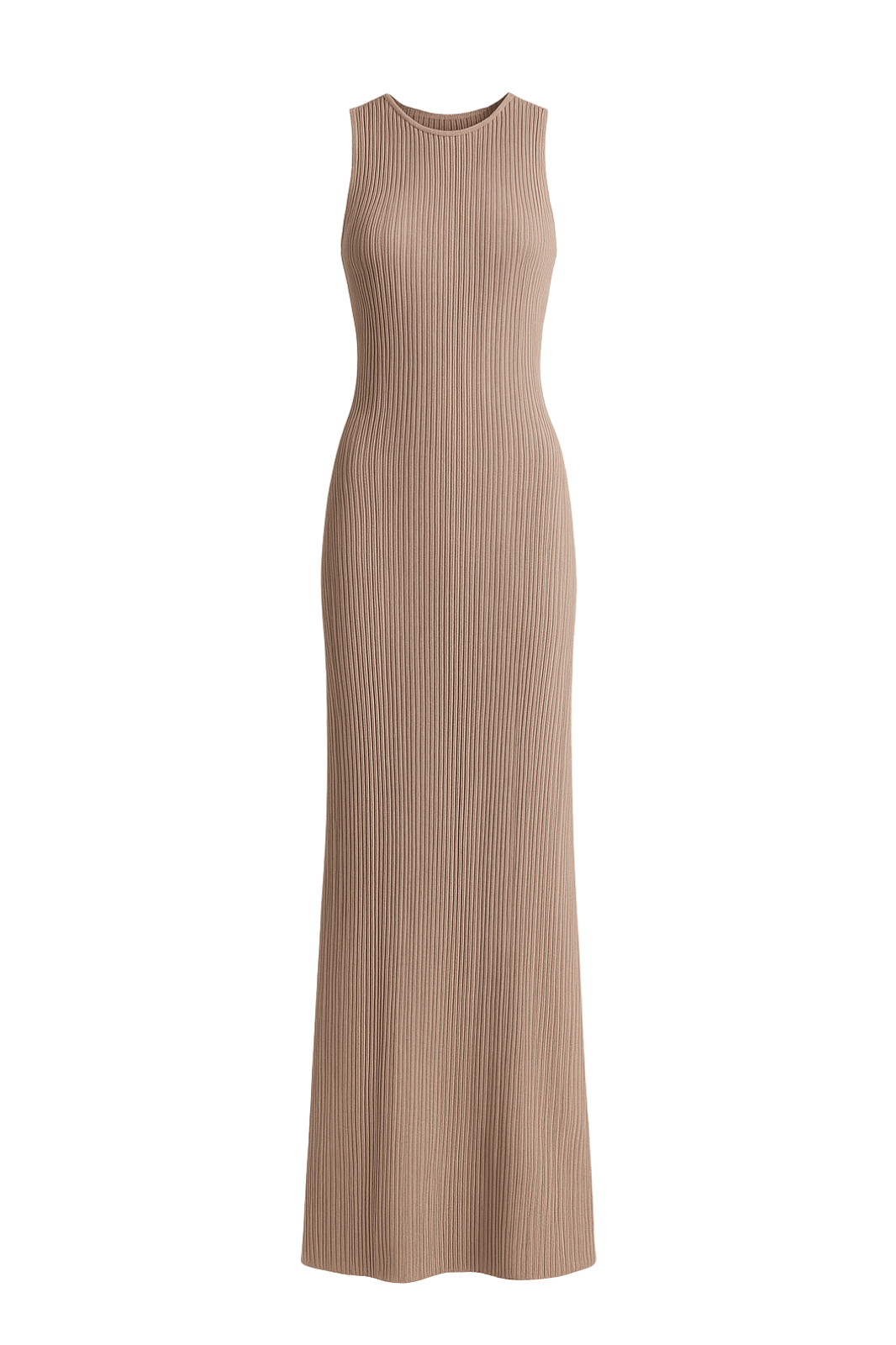The Greece Parthenon Knit Maxi Dress Taupe