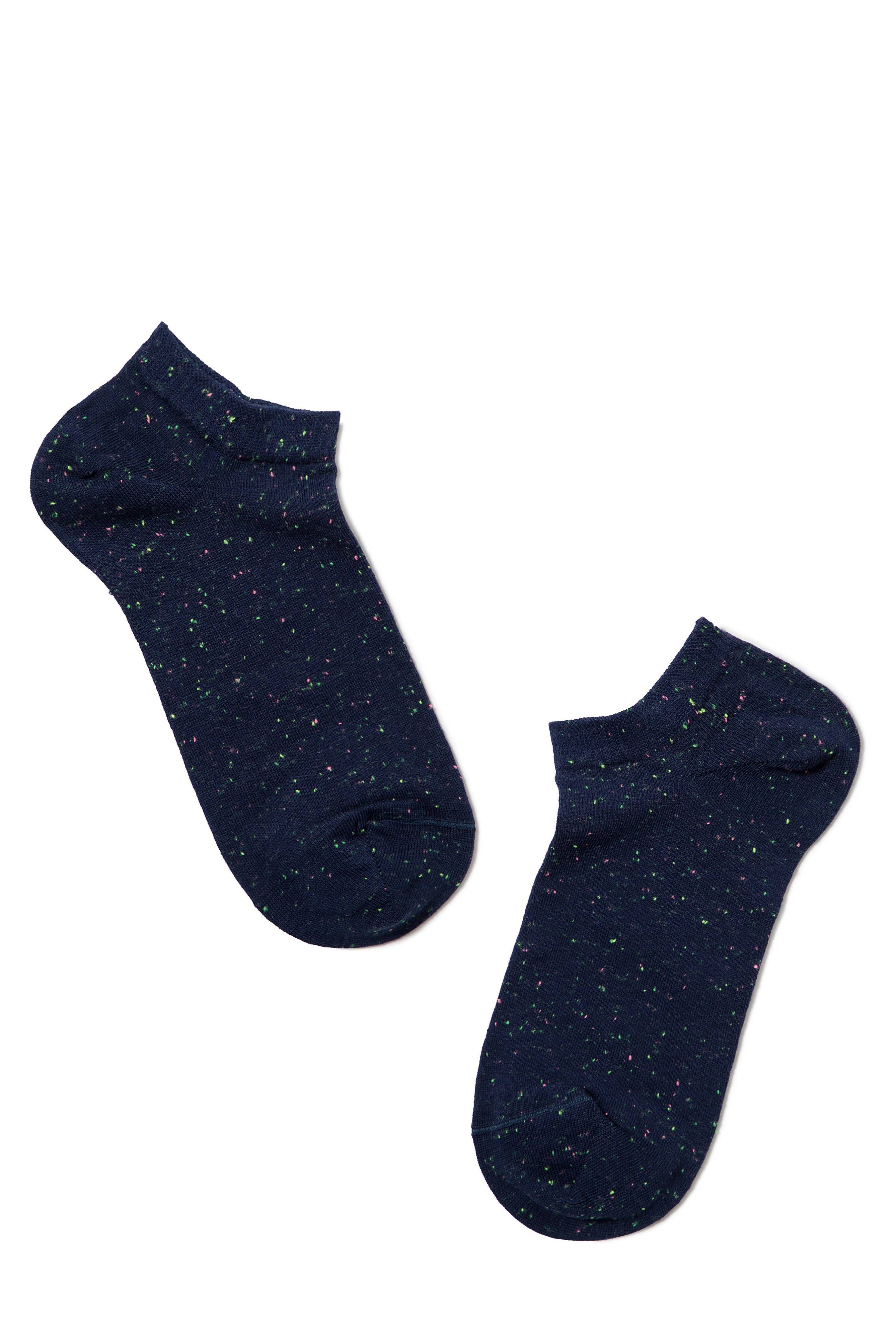 Cotton Ankle Socks Conte Active Knitted Colorful Pixels 085