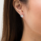 3.00 CTW Lab Diamond Stud Earrings | 14K Gold | G-VS Round Cut | AGI Certified