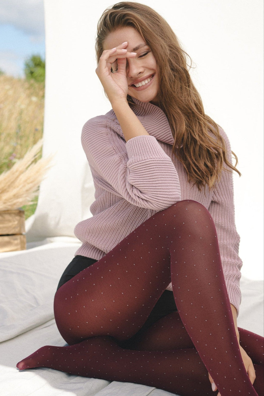 Conte Point Fantasy Tights | Dot Pattern