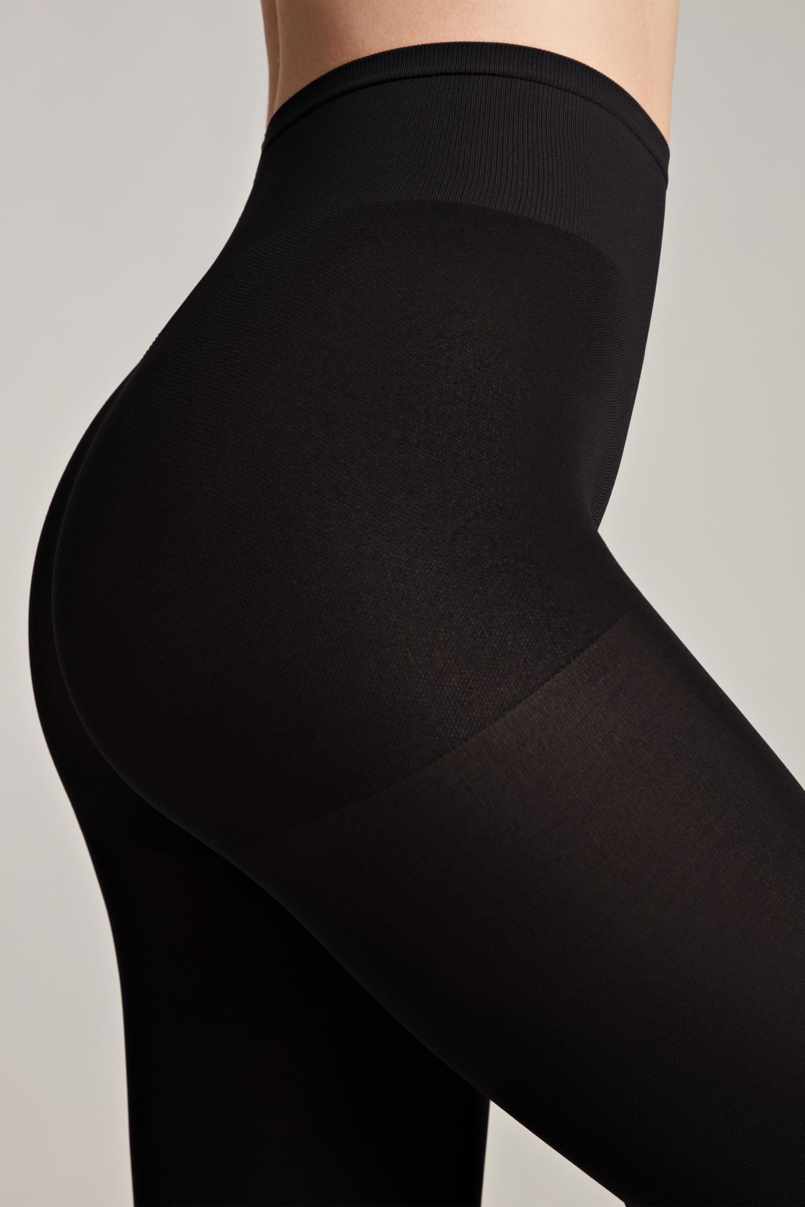 Conte Velour Top Tights 100 Den | Matte Adjustable Waistline