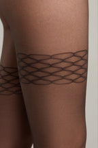 Fantasy Tights Conte Versale with Openwork Stockings Imitation