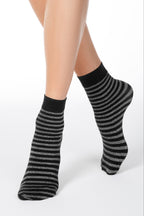 Conte Fantasy Socks with Shimmering Stripe