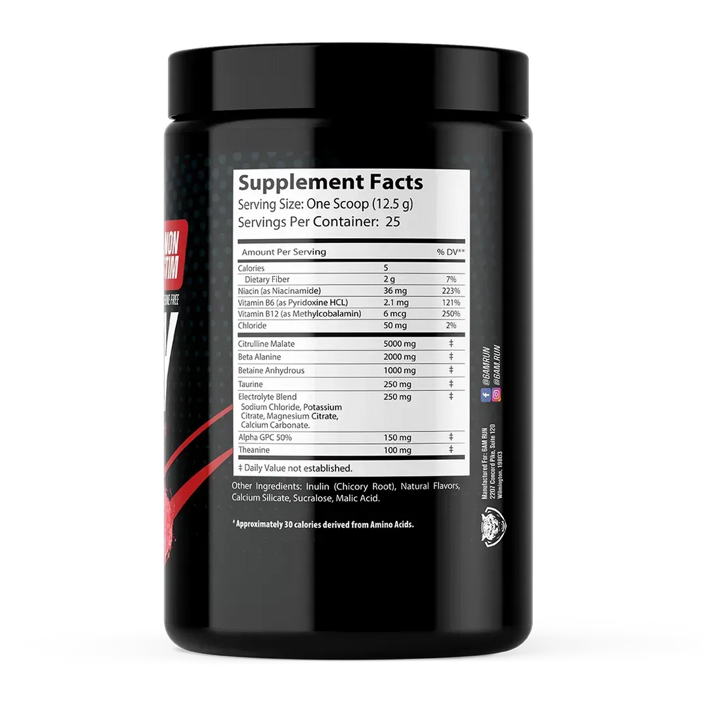 VELOCITY Pre-Workout Formula (NO Caffeine PRE!)