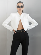 Versatile Stand Collar Blazer | Manhattan BYMANYC ® New York