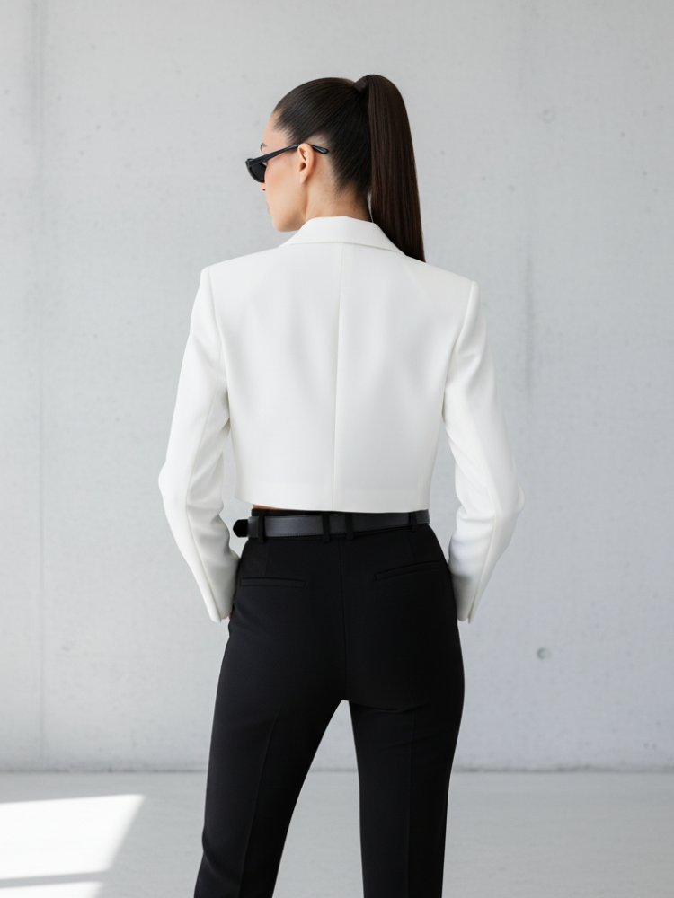 Versatile Stand Collar Blazer | Manhattan BYMANYC ® New York