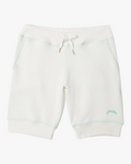 The Knicker Short | Natural/Marine Green Stitch