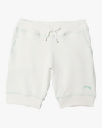 The Knicker Short | Natural/Marine Green Stitch