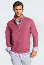 Voey Quarter Zip Sweatshirt | Wine