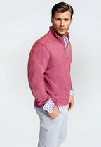 Voey Quarter Zip Sweatshirt | Wine