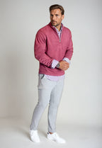 Voey Quarter Zip Sweatshirt | Wine