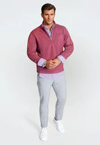 Voey Quarter Zip Sweatshirt | Wine