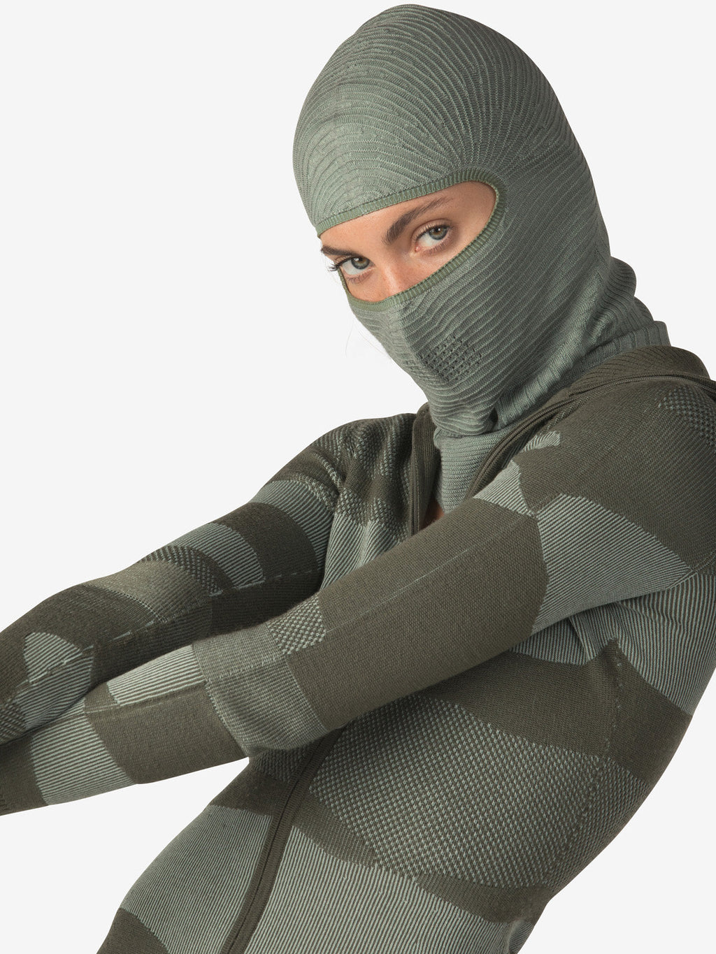 Merino Airwarm Bodysuit | Stone Green