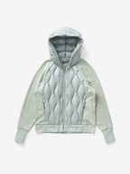 Down Zip Hoodie | Slate Gray