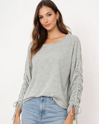 Minnie LS Striped Top