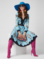 Waist-Cinched Floral Dress The Met | Women - BYMANYC ® New York