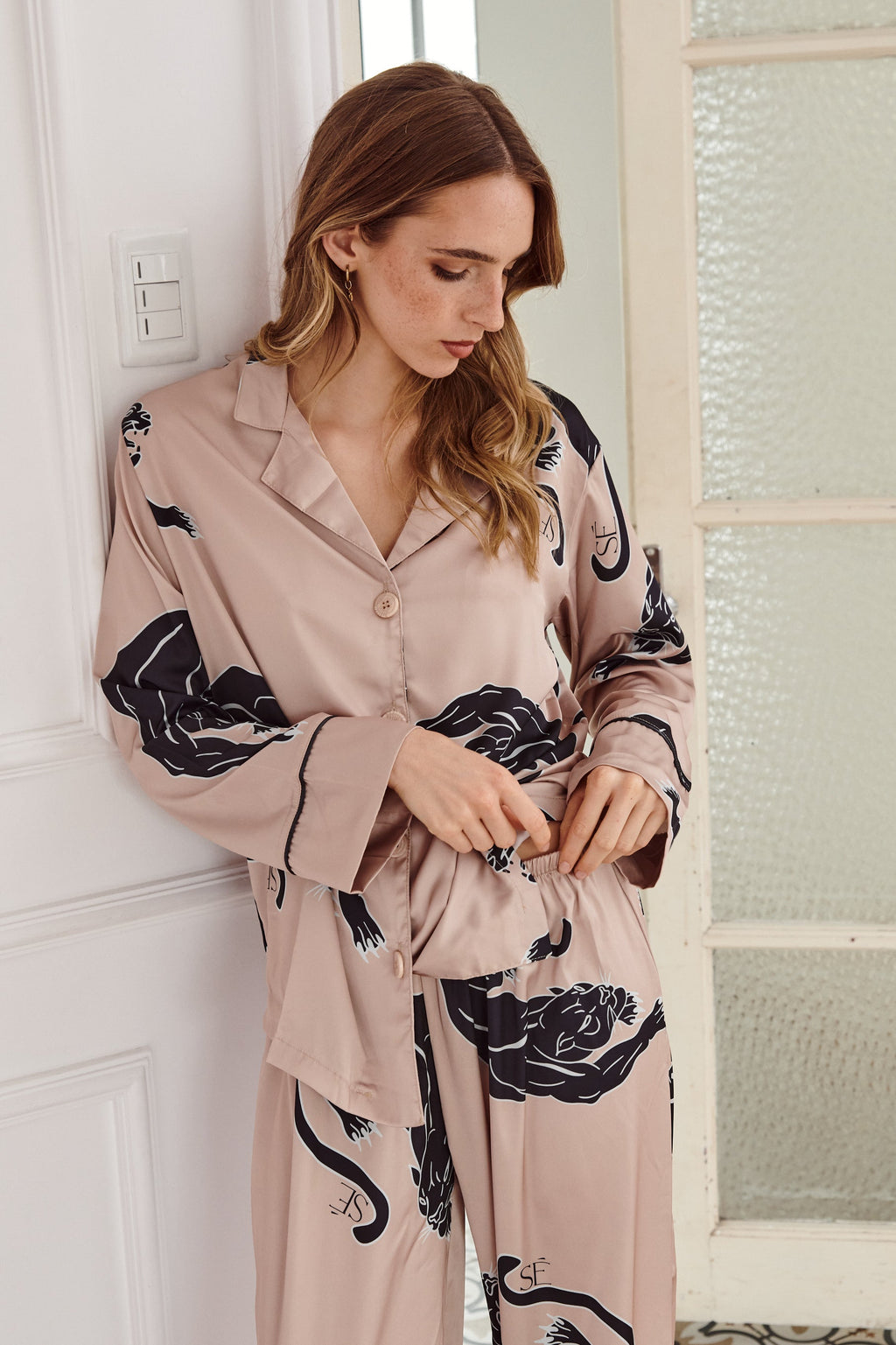 Washable Silk Pajama Set Thera