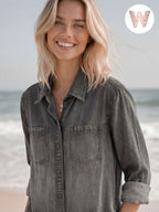 Ash Denim Jacket | Charcoal