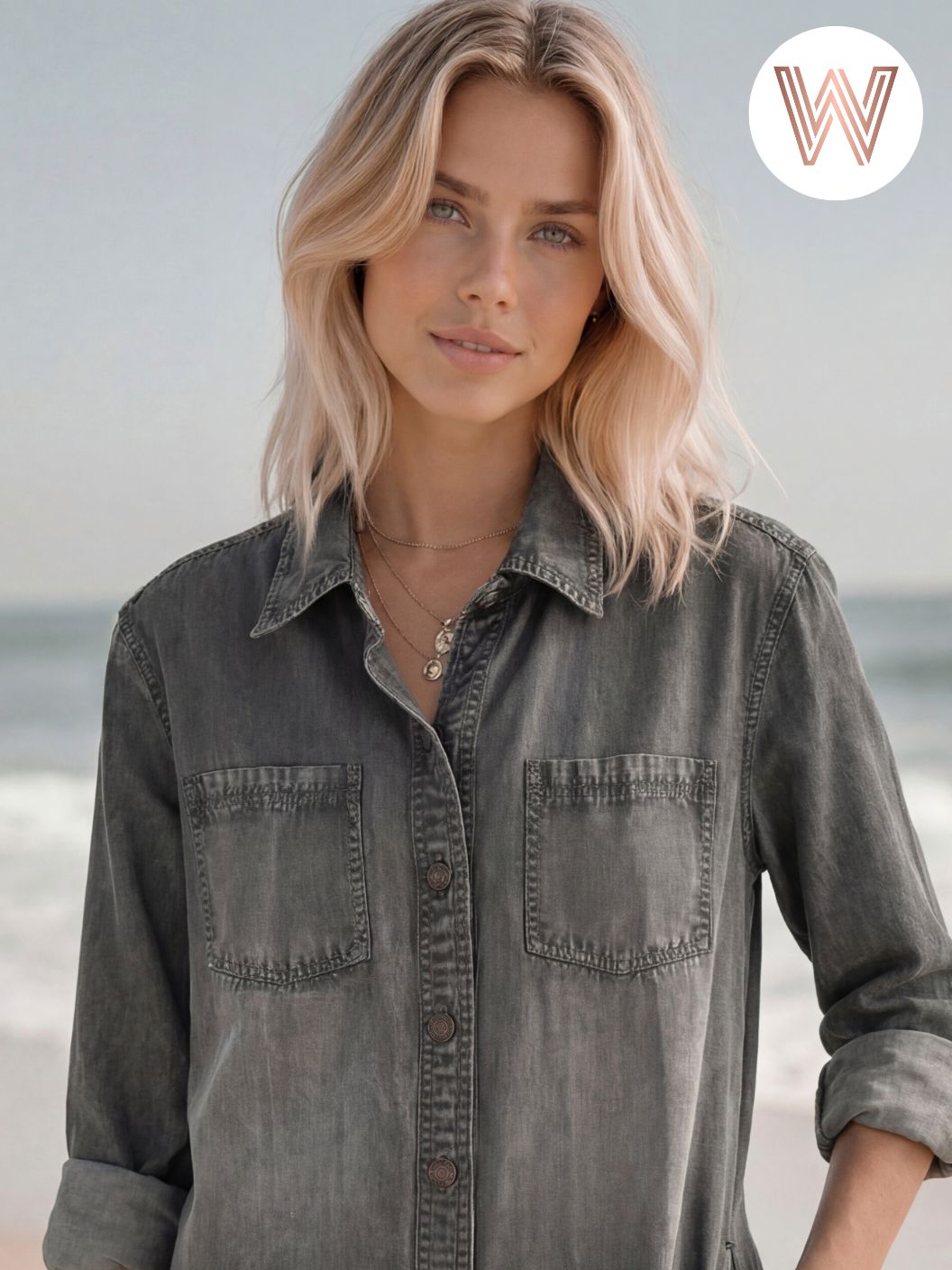 Ash Denim Jacket | Charcoal