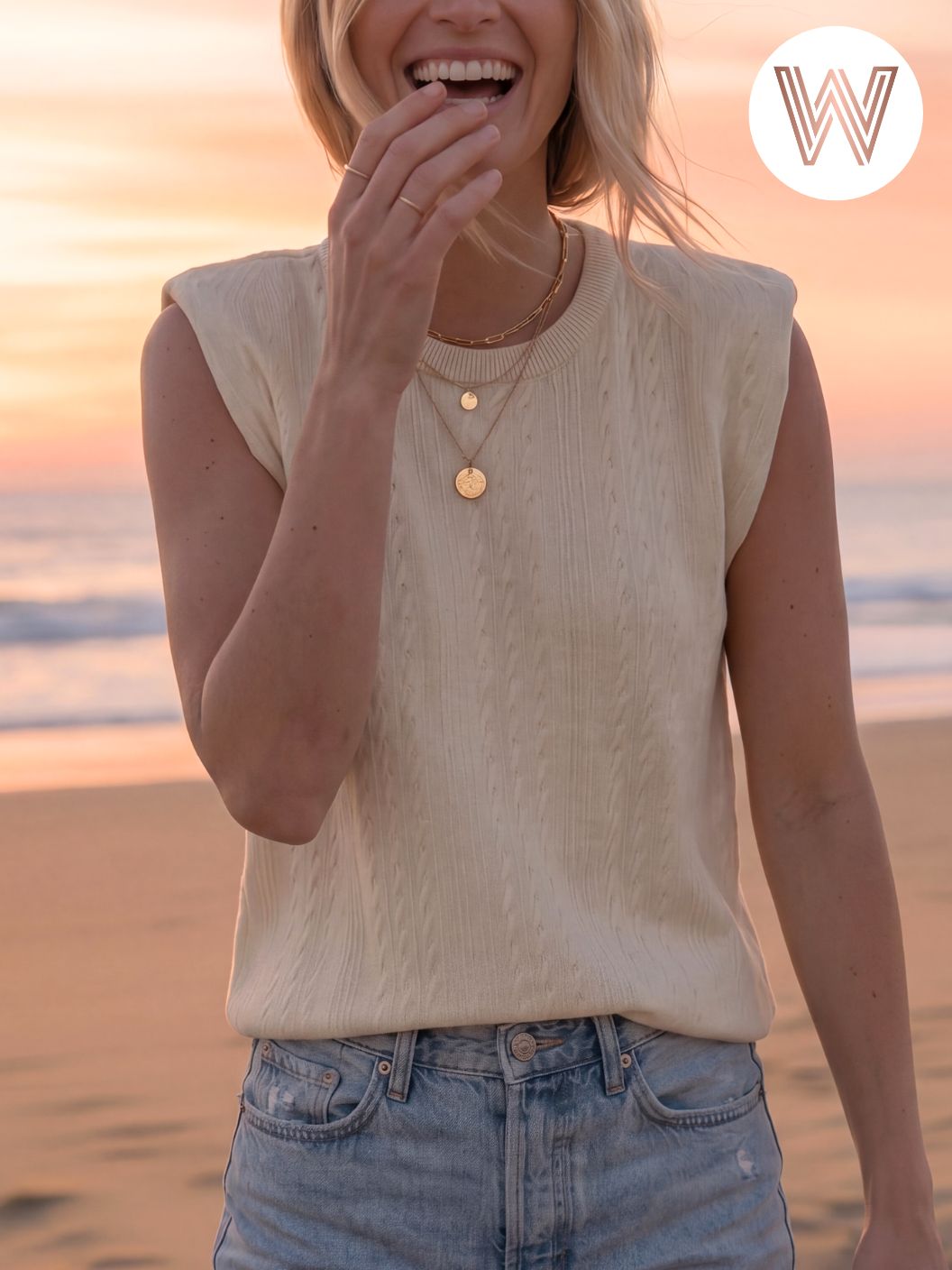 Rowan Top | Ecru