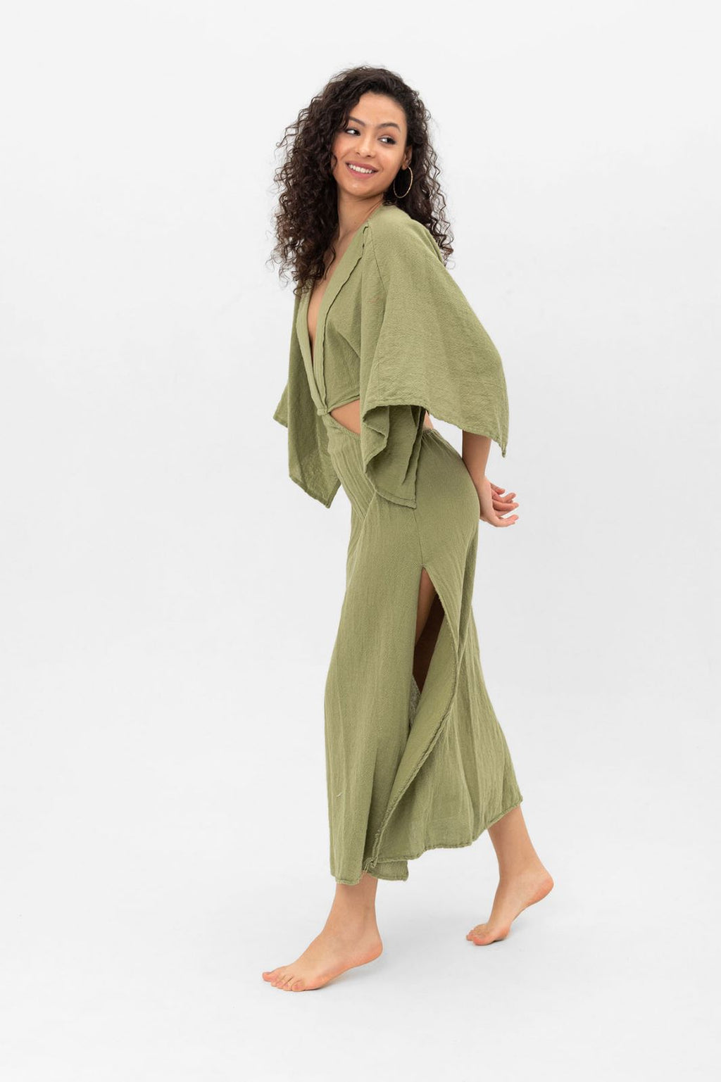 Cotton Cut-Out Dress