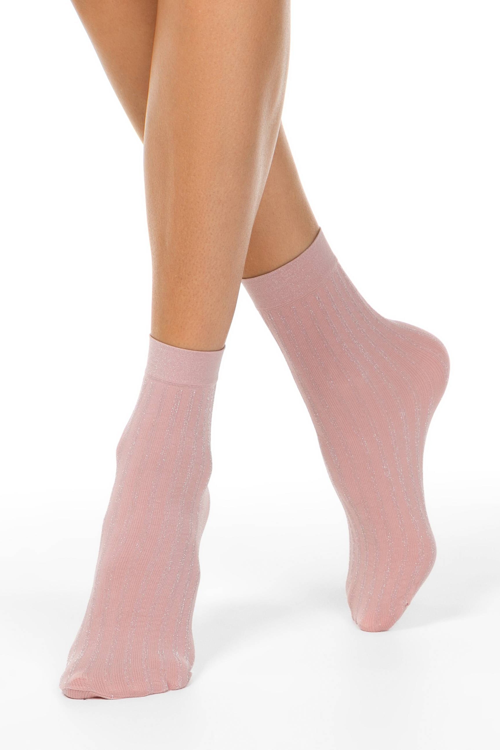 Socks Conte Fantasy with Lurex Stripe