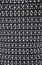 Woba Embellished Crystal Maxi Dress Black