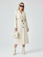 Women's Long Trench Coat FINANCIAL DISTRICT ECO COUTURE BYMANYC ® New York