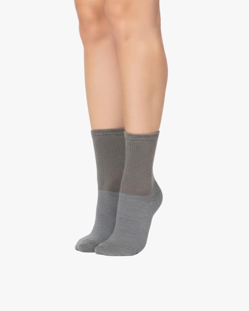Non-Binding Cotton Diabetic Crew Socks | 6-Pack
